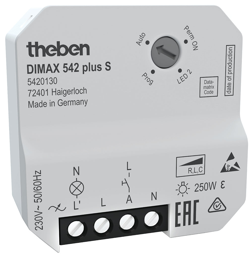 THEBEN UP-Universaldimmer für ESL und 230V LED-Lampen THEBEN UP-Universaldimmer für ESL und 230V LED-Lampen